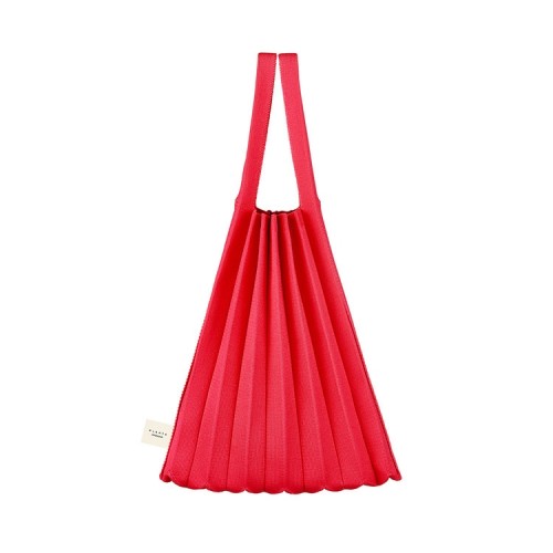 PLEATSMAMA Mini Tote Bag Cherry Pink